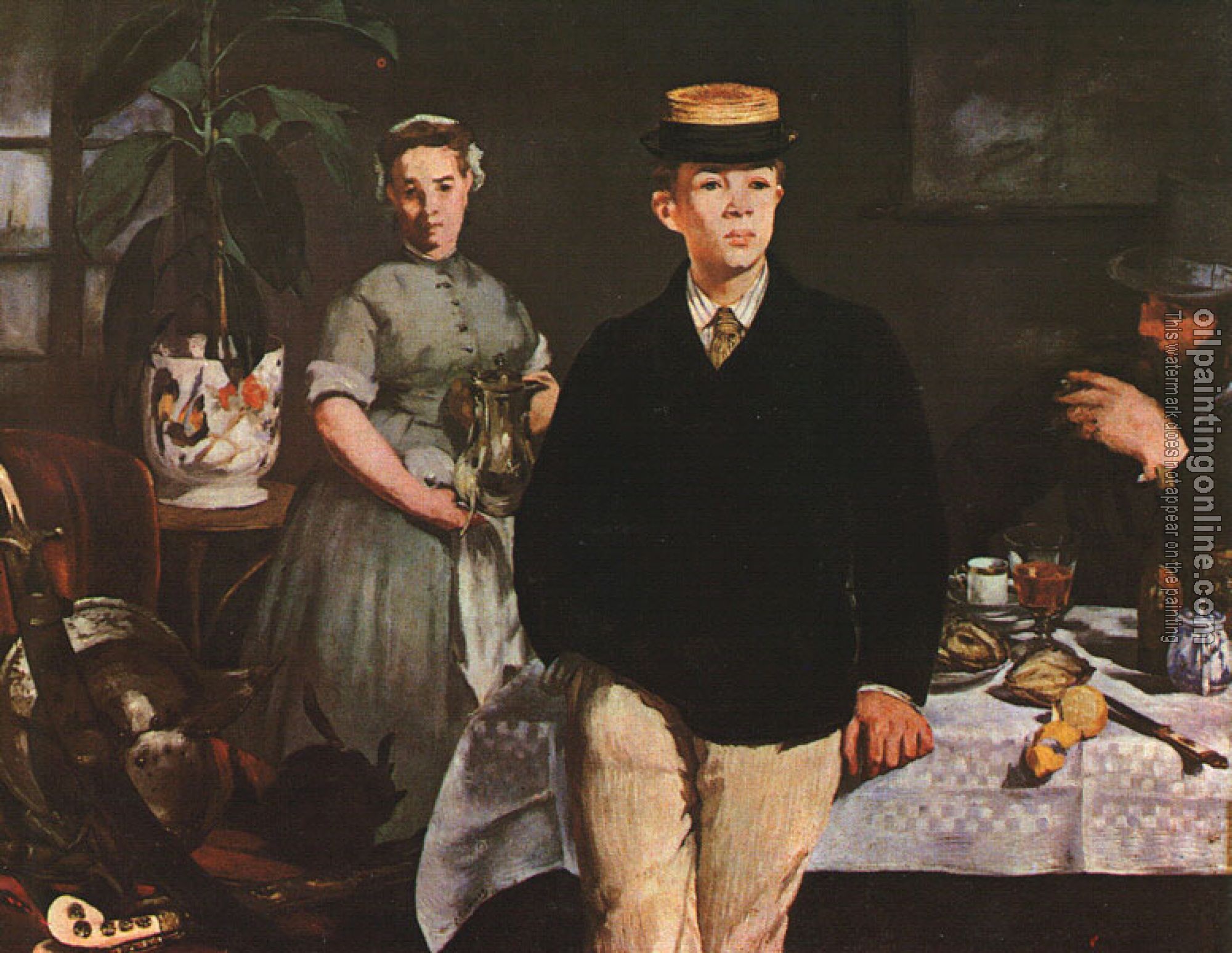 Manet, Edouard - The Luncheon in the Studio